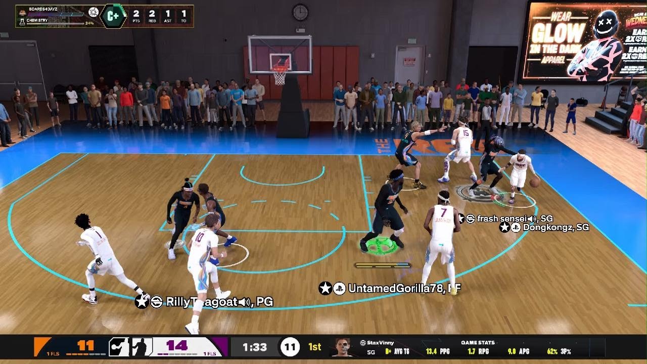 NBA 2K26: 28 PTS 13 REB 3 AST 3 BLK