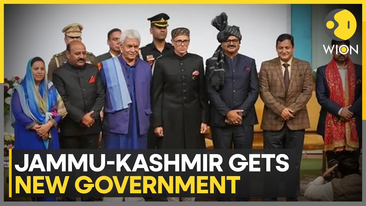 Jammu-Kashmir: Omar Abdullah Takes Oath As Chief Minister, Congress To Provide Outside Support