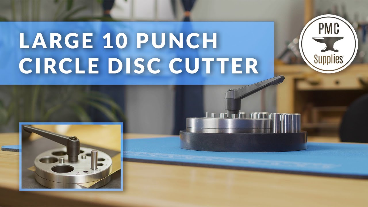 Large 10 Punch Steel Circle Disc Cutter Set
