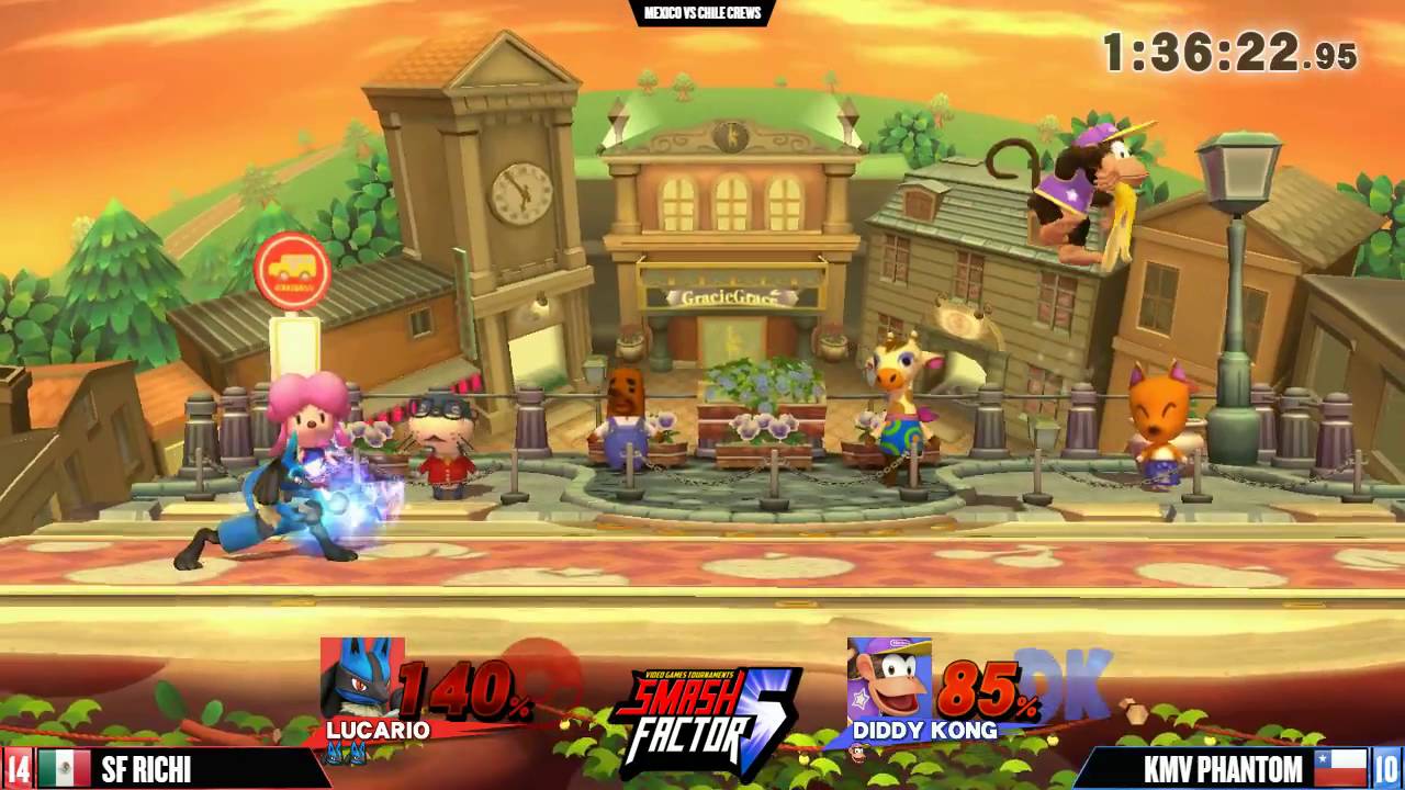 SF5 Smash 4 Crews - Mexico vs Chile - SSB4 - Smash Wii U