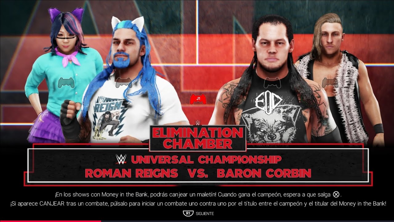 WWE 2k19 Shining Armor vs Baron Corbin
