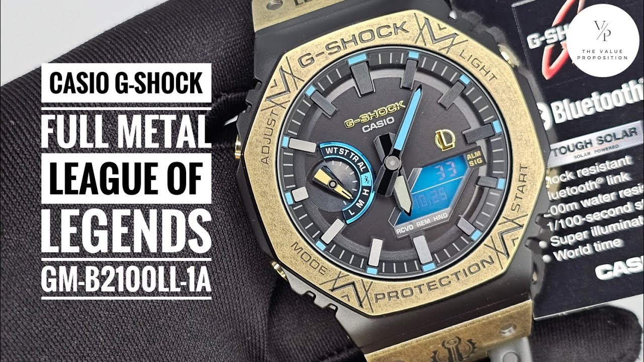 Casio G-Shock Full Metal League of Legends GM-B2100LL-1A
