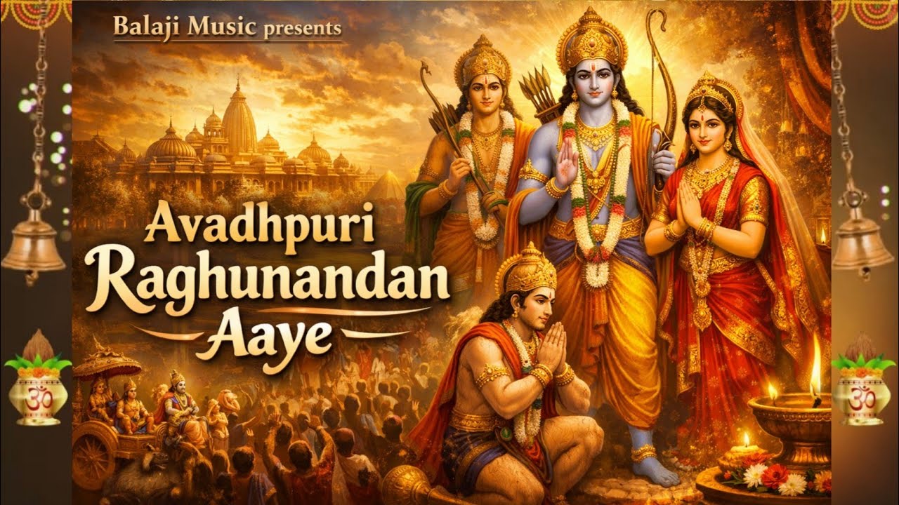 अवधपुरी रघुनंदन आए न्यू सॉन्ग out presented by Balaji music jarur dekhen.jau shri ram