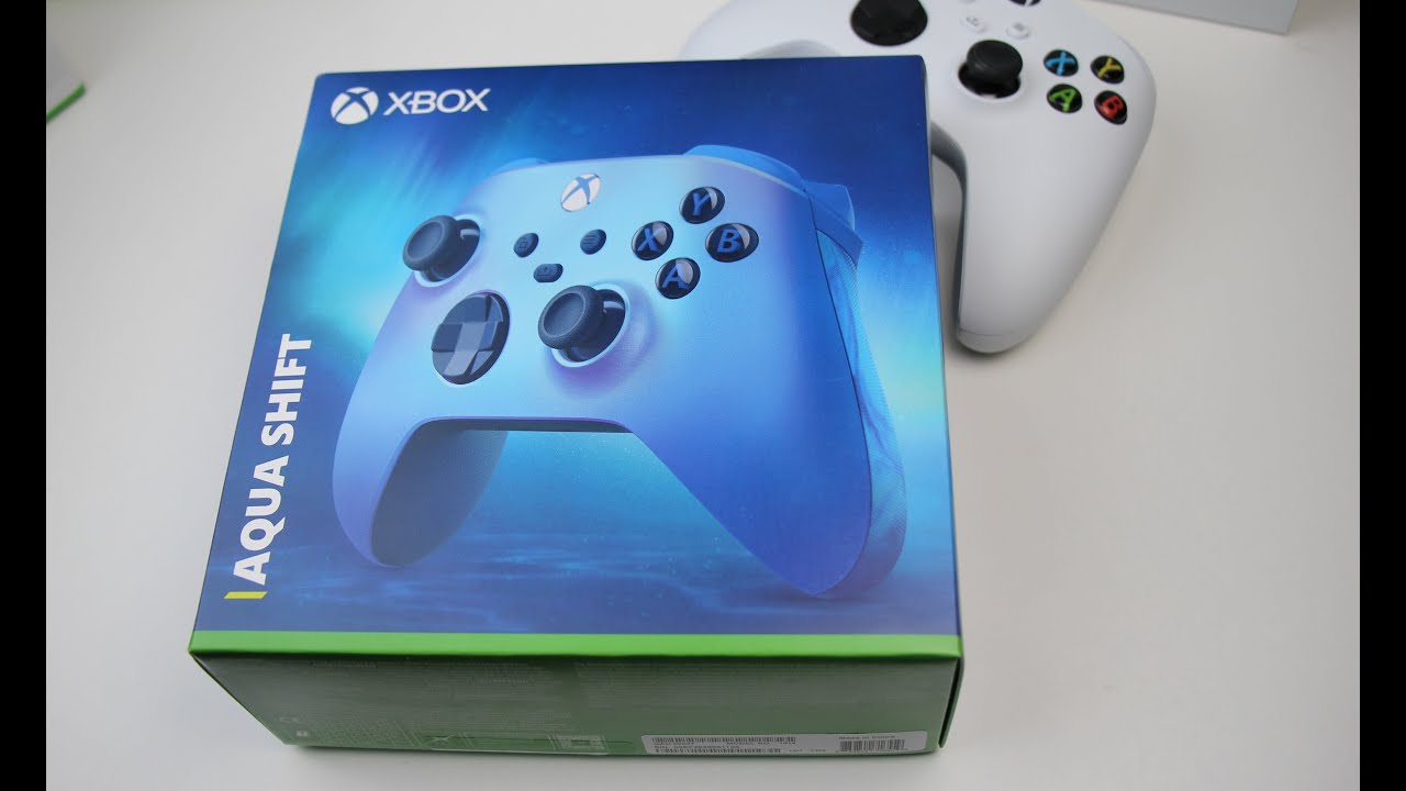 Геймпад Xbox Aqua Shift Special Edition Распаковка. В чём отличия?