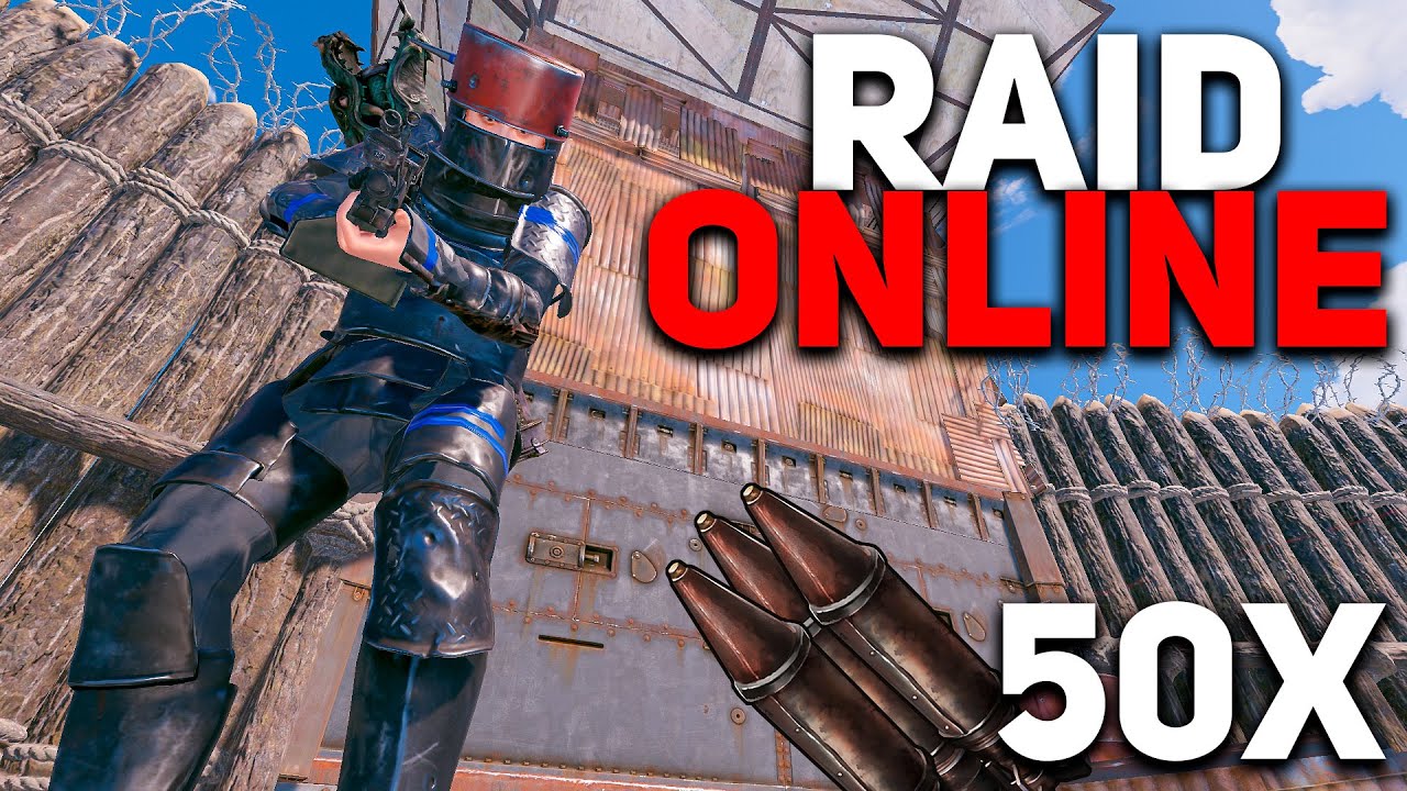 RAIDEAMOS ONLINE a un GRUPO GRANDE CON SOLO 50 PEPOS!! - Ludovici RUST