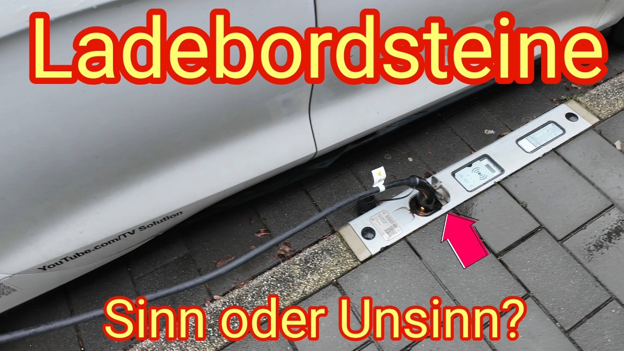 Ladebordsteine - Sinn oder Unsinn? Strom für E-Autos aus dem Bordstein