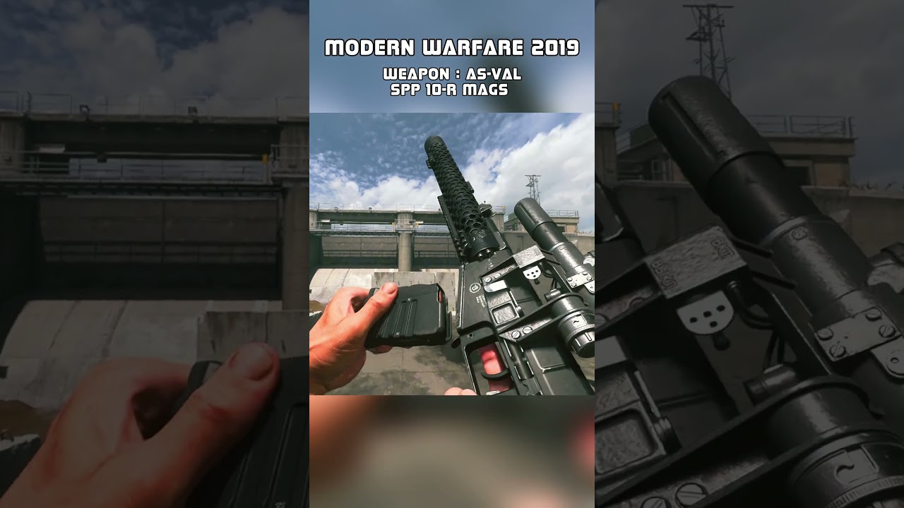 Modern warfare 2019 VS Black Ops 6 : AS-VAL 10 Round Mag 