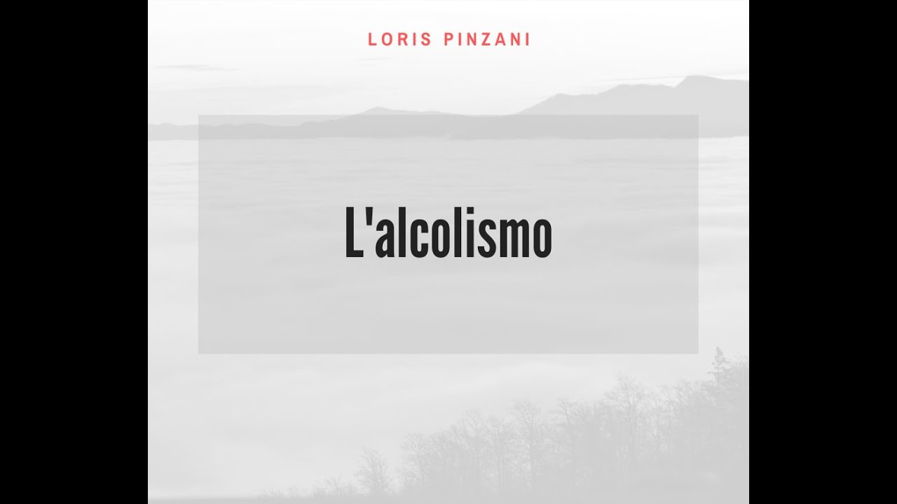 L'alcolismo