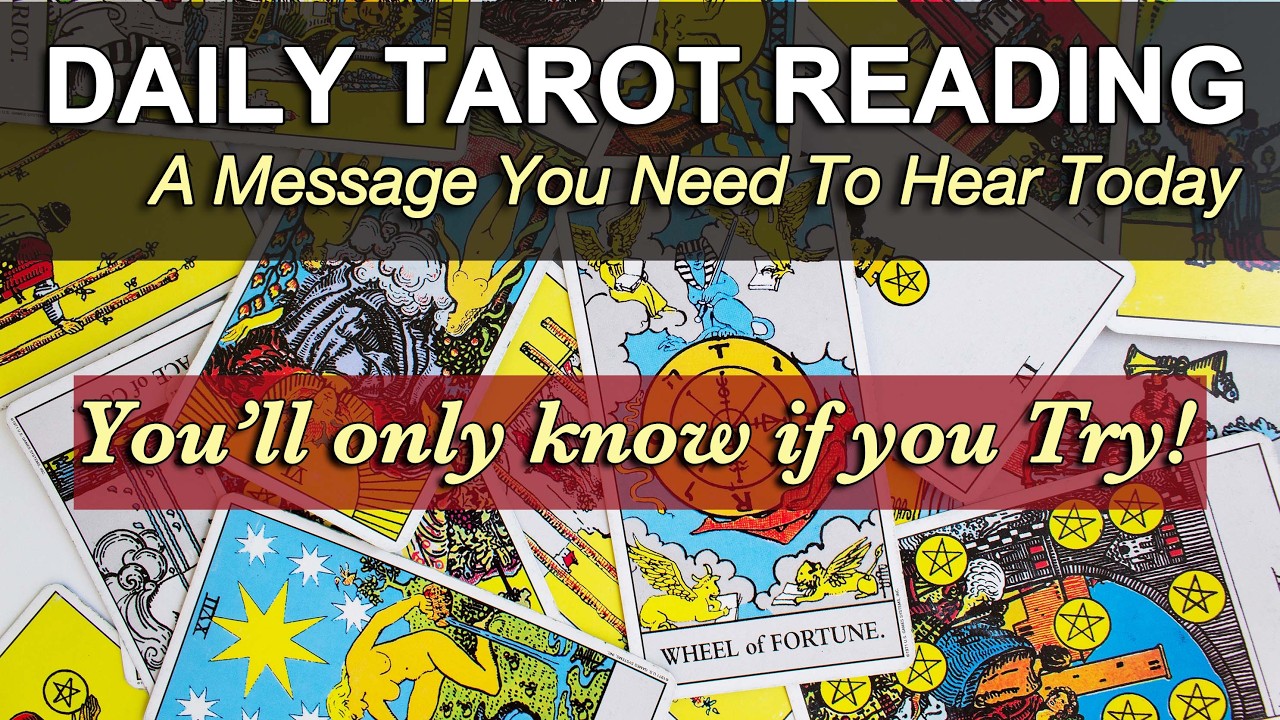 DAILY TAROT READING for Today 