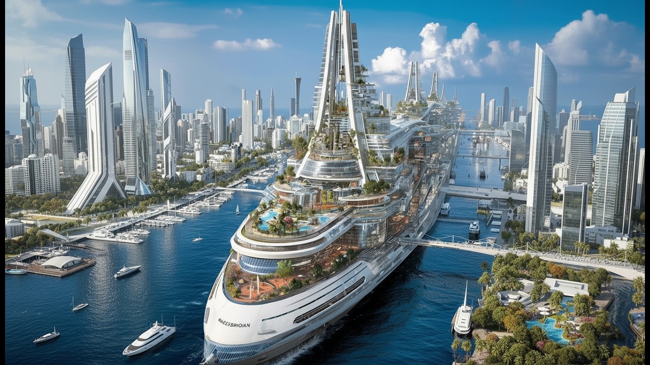 La Ville Flottante du Futur : Le Yacht Géant à 5 Milliards € qui Change le Voyage en Mer