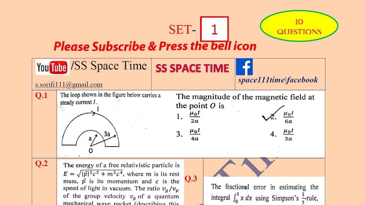 SET 1 Detailed Solution |10 Questions | Physics