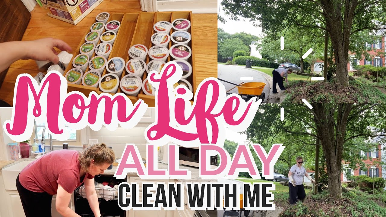 MOM LIFE CLEAN WITH ME 2021 | ALL DAY SPEED CLEANING MOTIVATION