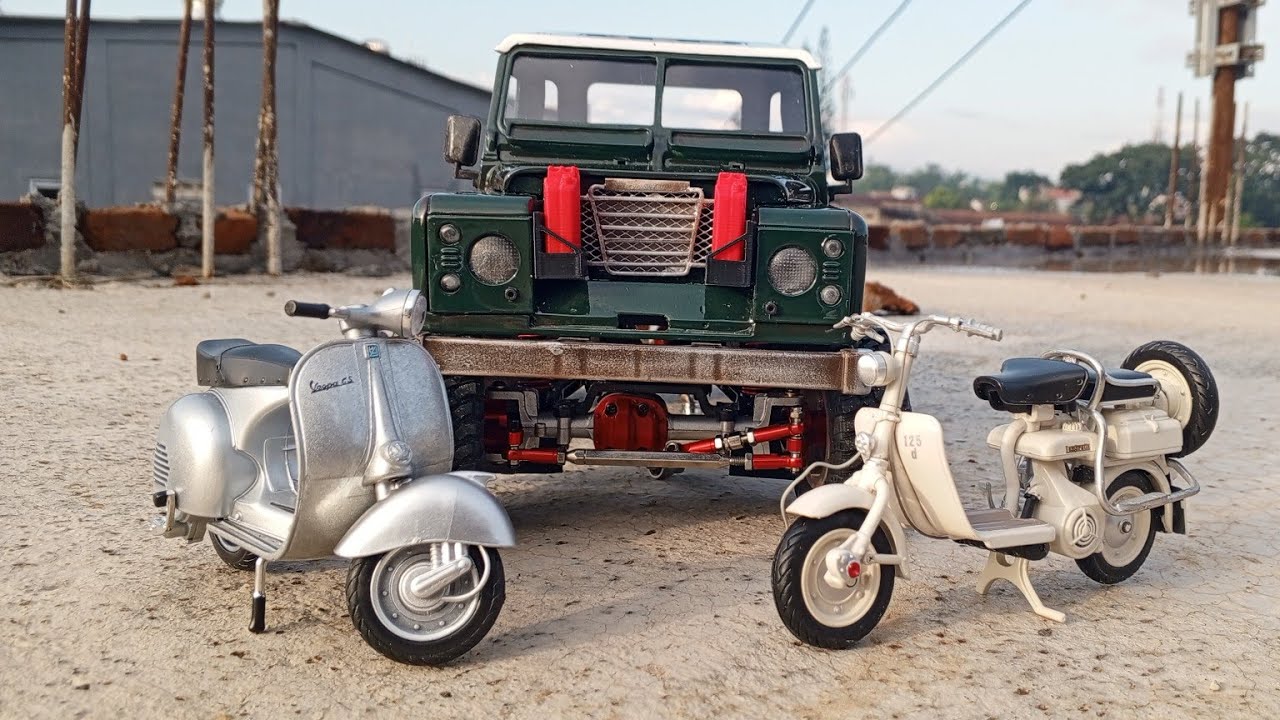 Rc Mini MN90 modif Land Rover Long Series 3 (Wagon & Pickup Mode)