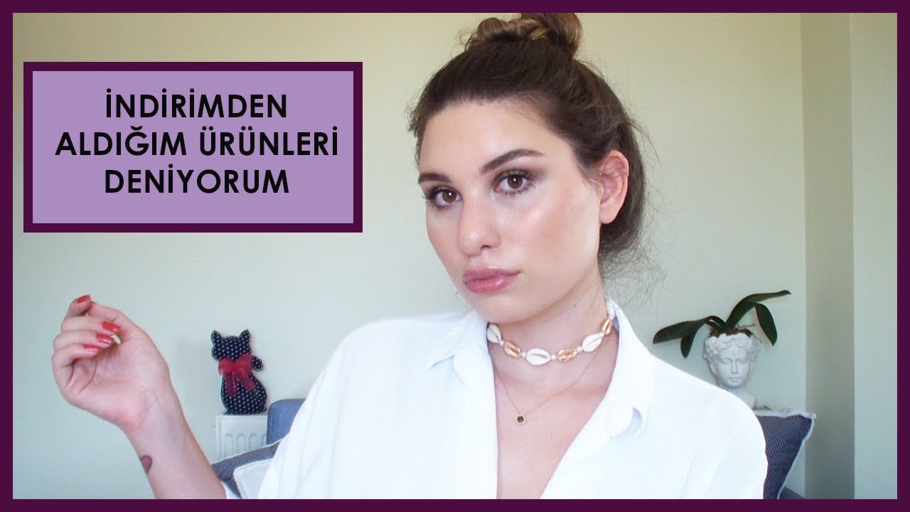 YENİ ALDIĞIM ÜRÜNLERLE MAKYAJ 💜 | 2019