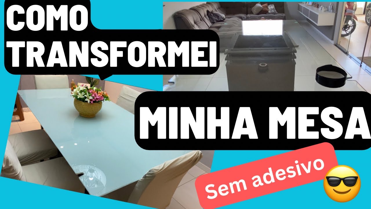 Como laquear uma mesa de vidro sem usar adesivo 😎 #diy #pintura #creative