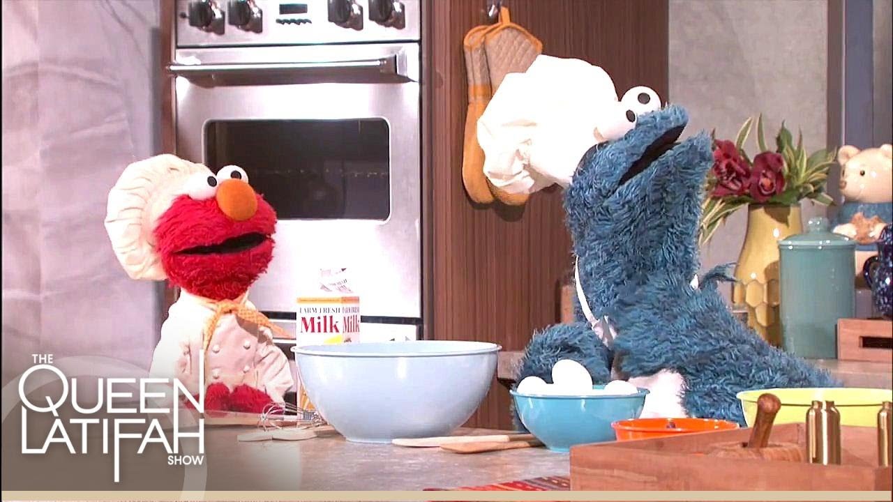 Does Cookie Monster Eat Anything Besides Cookies? | The Queen Latifah Show
