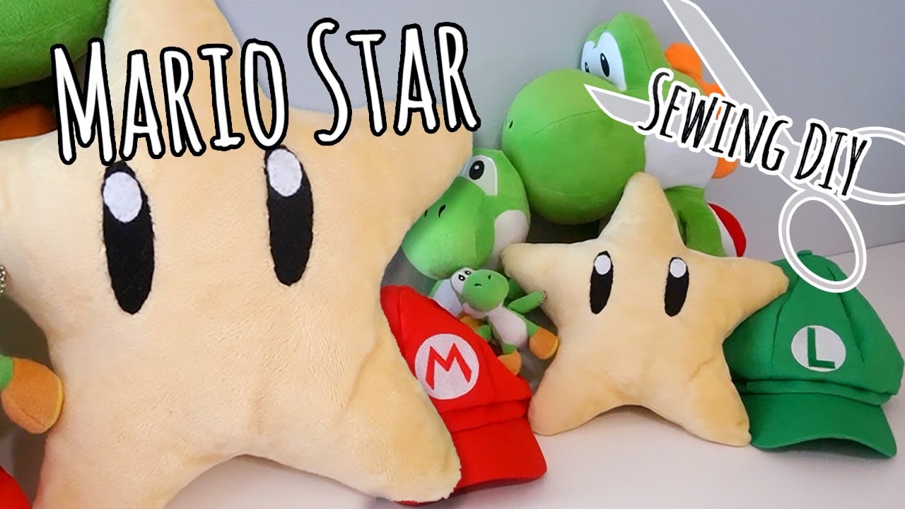 Mario Star Plush DIY + FREE PATTERN