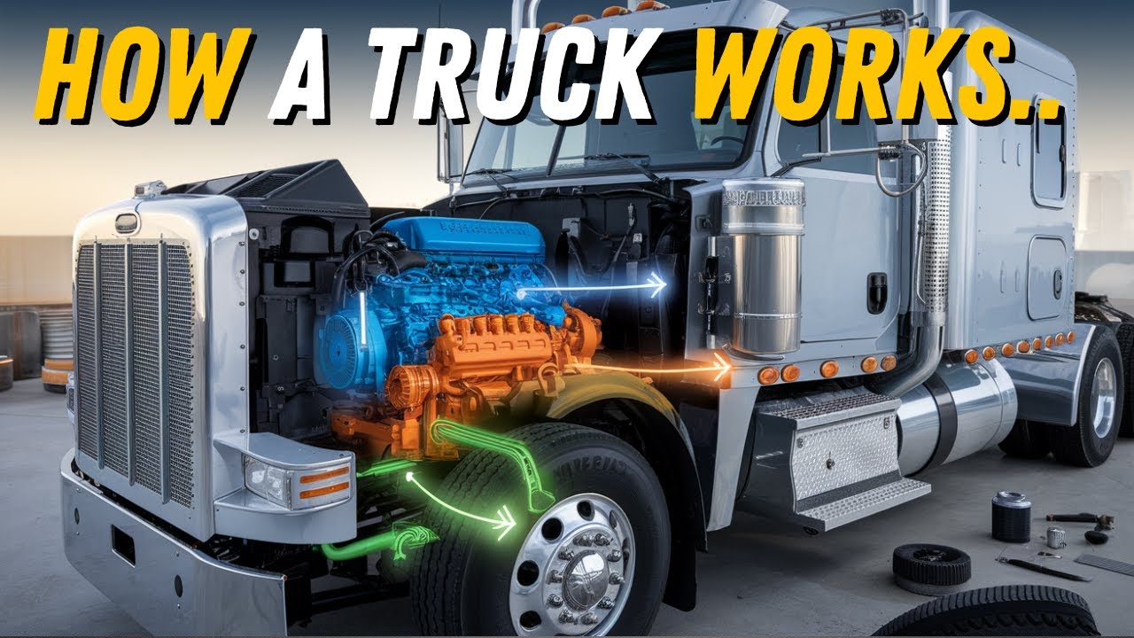 Truck 101: Как работает полуприцеп — двигатель, трансмиссия и выхлопная система