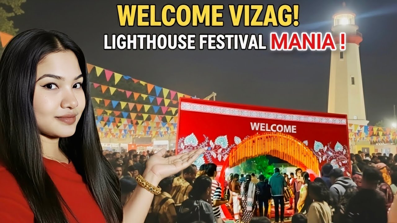 Vizag is buzzing | blending heritage with that vibrant "mela" energy 🎇🛍️🍲🌊⚓ 