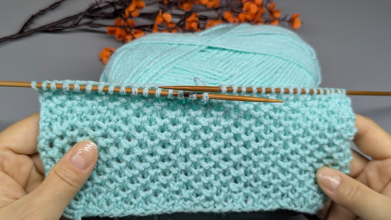 Classic Knit Stitch | Simple & Timeless Pattern 🧶