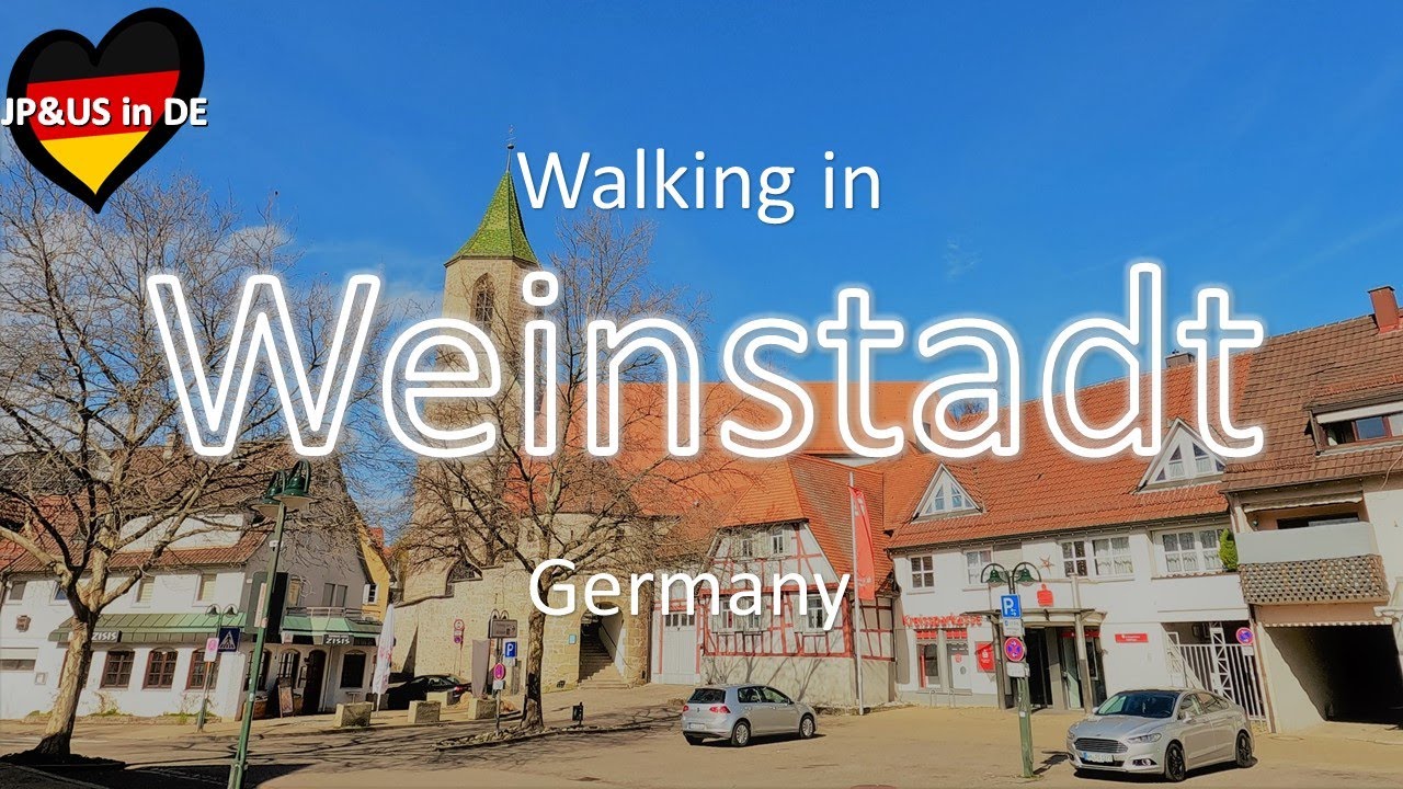【Weinstadt🇩🇪】Walking in Weinstadt Germany / Walking Tour / Day Trip From Stuttgart