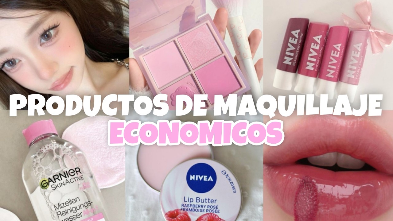 Productos de Maquillaje Econ&oacute;micos que S&Iacute; Valen la pena! 💄💸 (Rutina con poco dinero)
