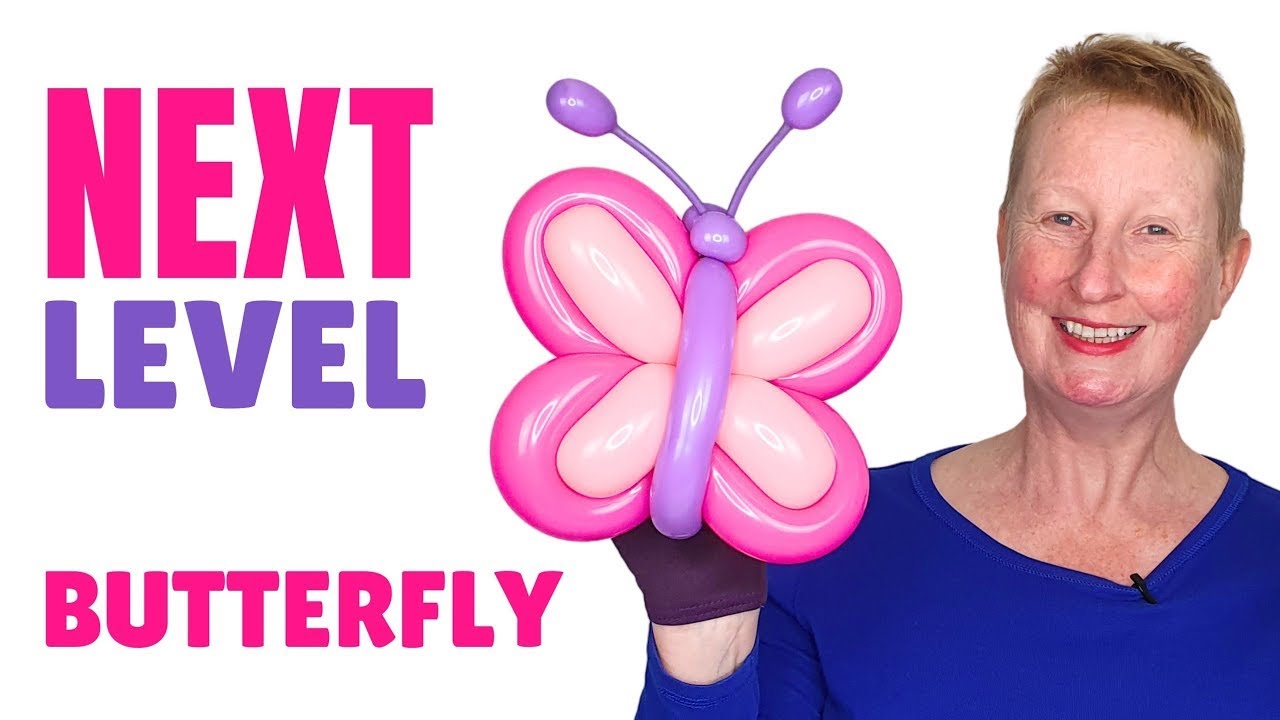 ПРОСТАЯ бабочка из воздушных шаров 🦋