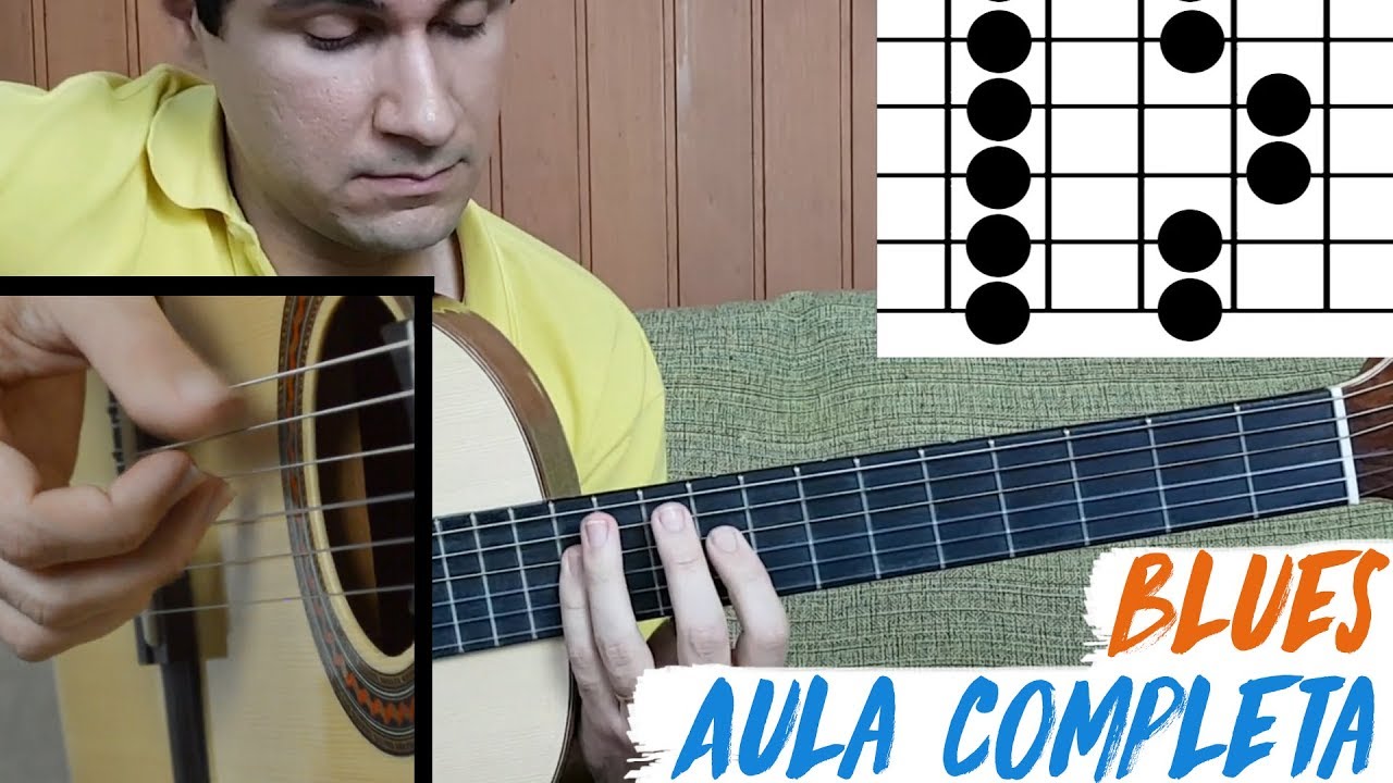 Aula de BLUES Instrumental (Viol&atilde;o Fingerstyle)