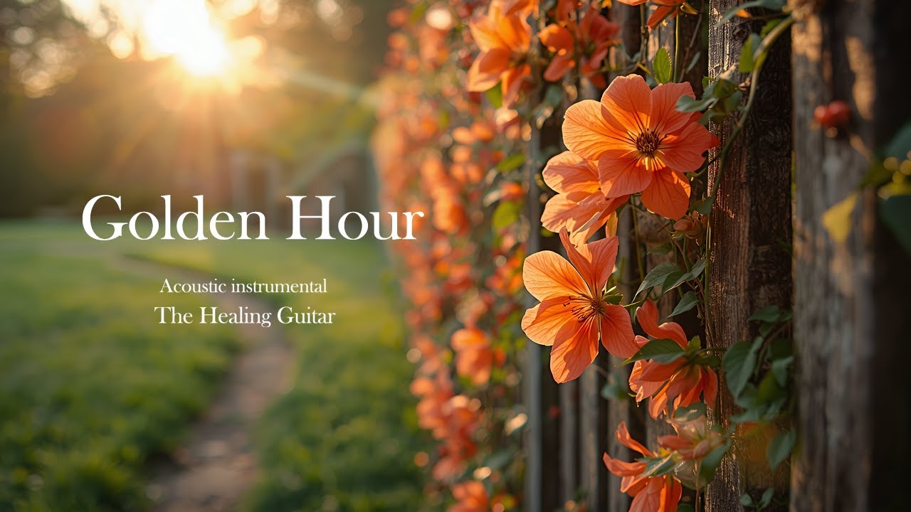 🌅 Golden Hour Guitar Serenity | Gentle Instrumental Music for Rest