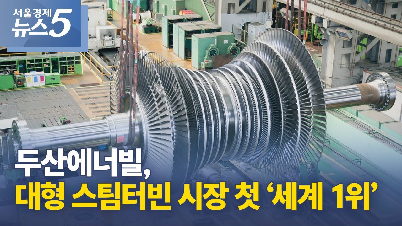 두산에너빌, 대형 스팀터빈 시장 첫 &lsquo;세계 1위&rsquo;