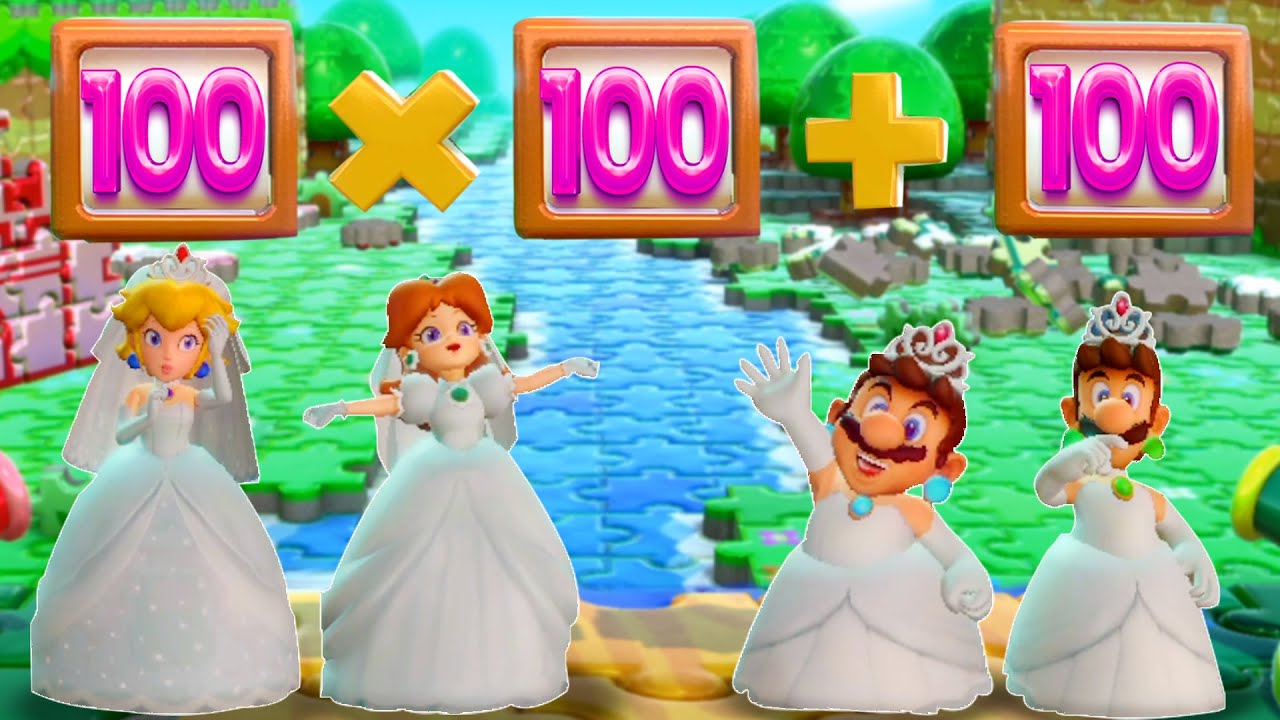 【マリオパーティシリーズ】すべての 2Vs2 ミニゲームプリンセスチームVSマリオ兄弟チーム