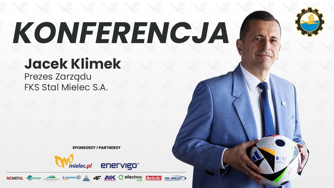 KONFERENCJA | Jacek Klimek - Prezes Zarządu FKS Stal Mielec S.A.