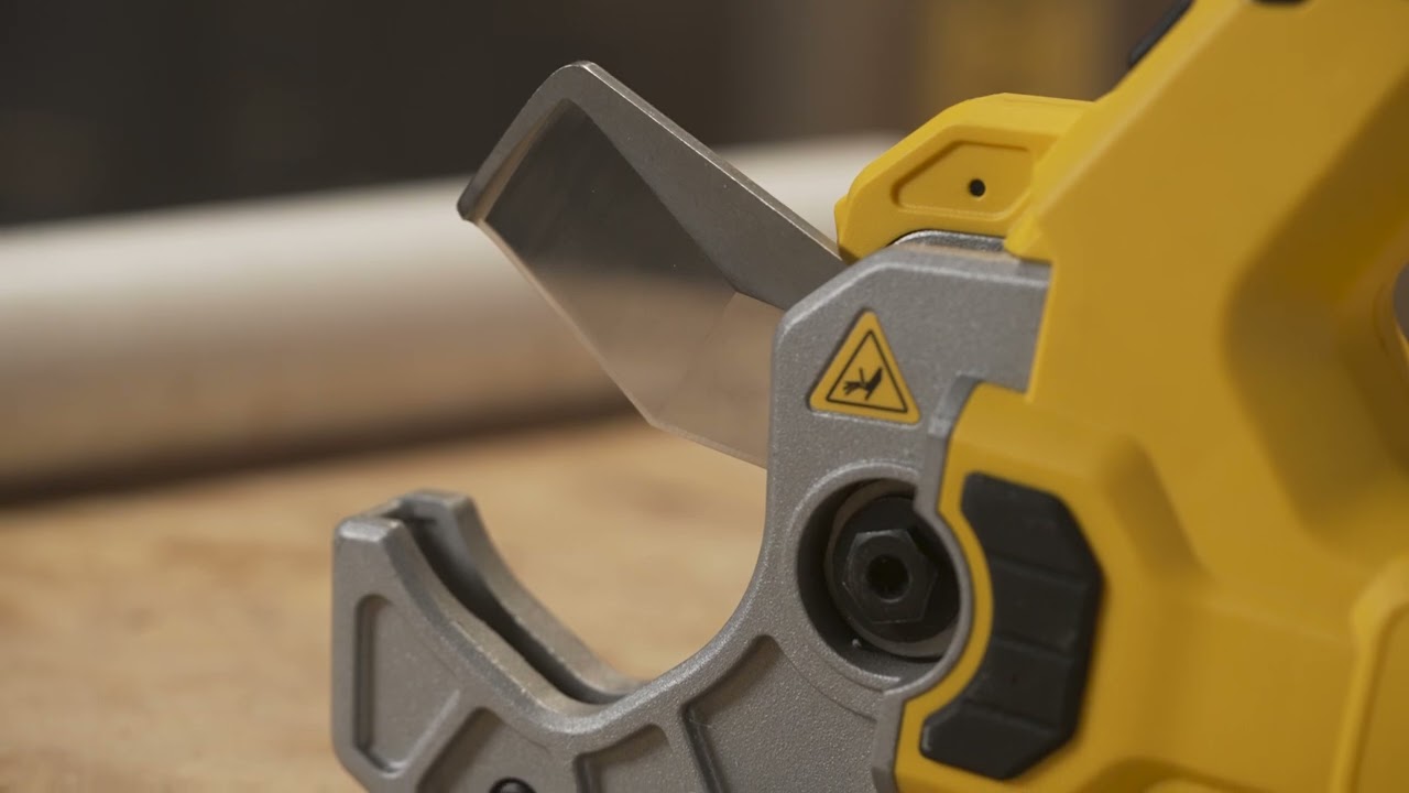 How to Use the DCE180 20V MAX* Plastic Tubing Cutter