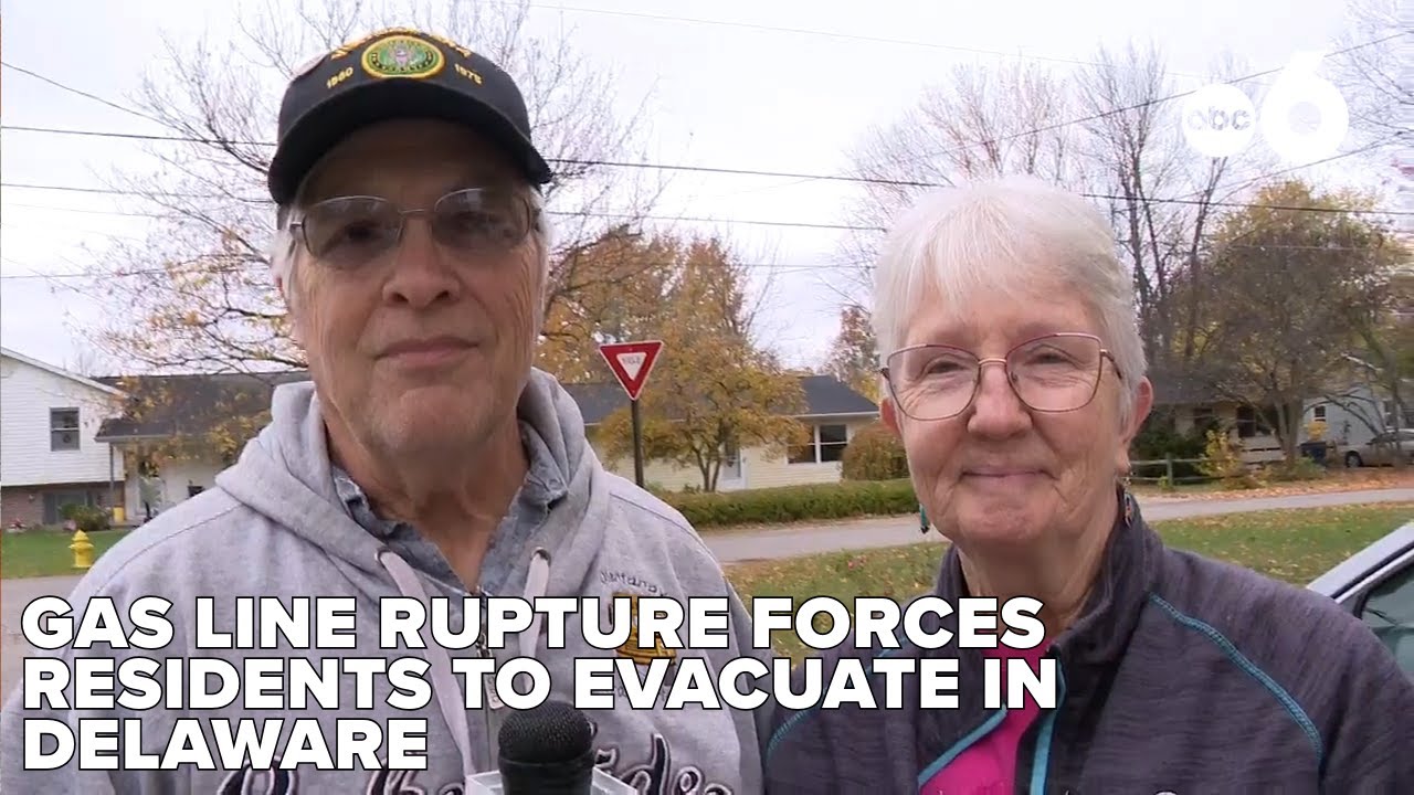 Gas line rupture prompts evacuations in Delaware County, repairs ongoing