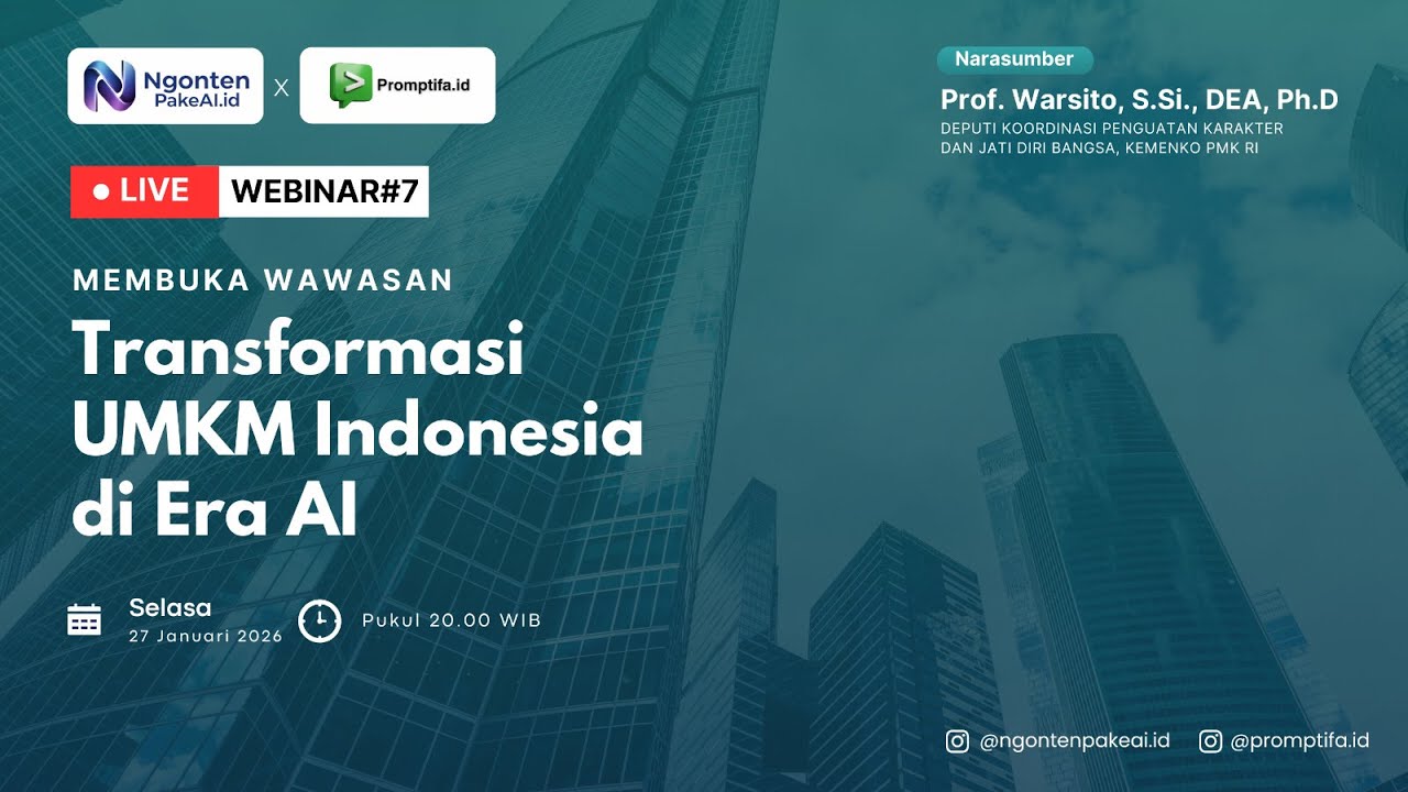 Membuka Wawasan Transformasi UMKM Indonesia di Era AI