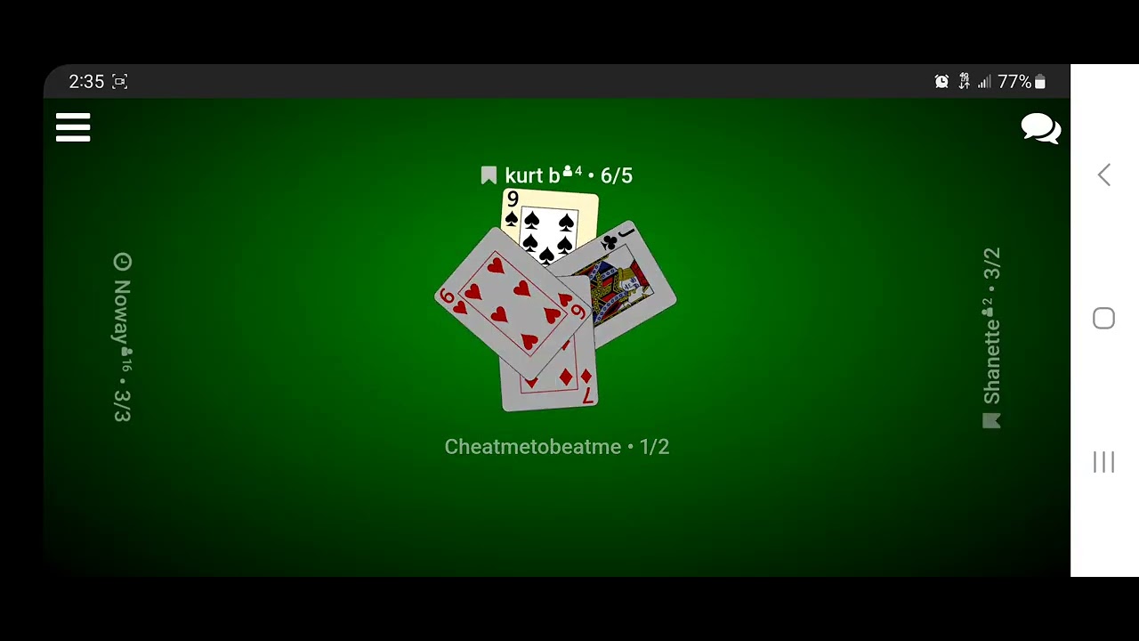 Spades Ace high 1v1v1v1. 