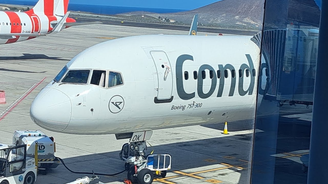 Condor Boeing 757-300 trip report Tenerife to Dusseldorf (D-ABOK and amazing departure)