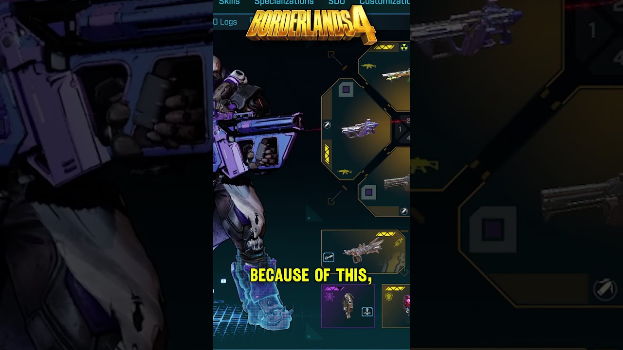 This Firmware Turns Maliwan Launchers Into NORFLEETS In Borderlands 4! #Borderlands #shorts #Gaming