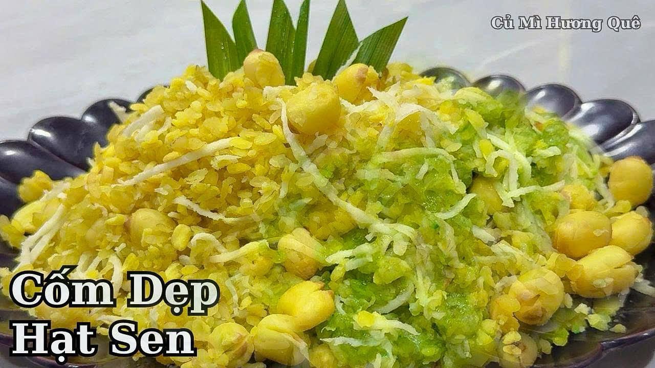 Chị em nào làm Cốm dẹp Hạt Sen bị nhão bị fail hãy xem video này với cách2 đoạn sau nha🫶🏻
