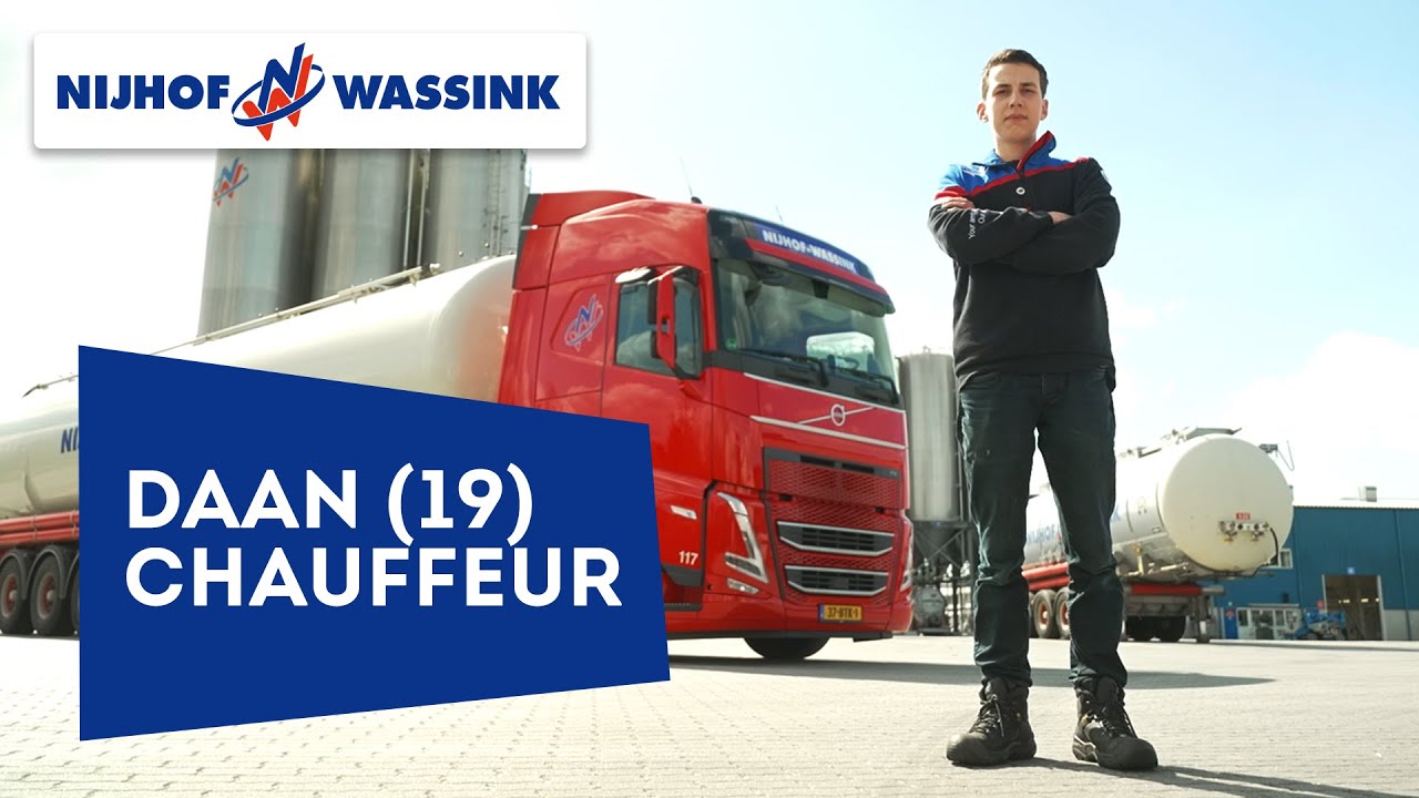 19 JAAR en al CHAUFFEUR? Daan doet het! | Nijhof-Wassink |