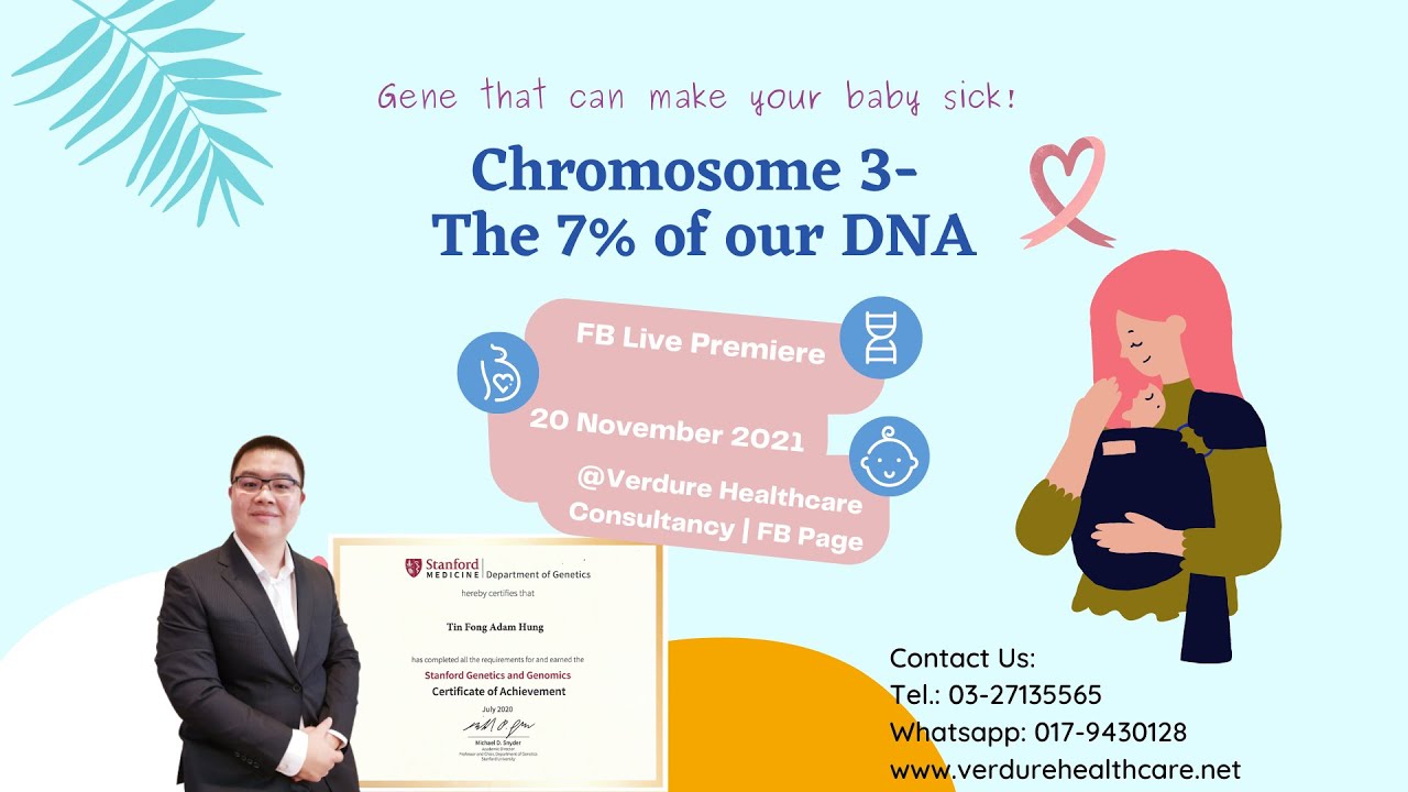 Genetic Disorders - Chromosome 3- The 7% of Our DNA | Genes | Carrier Genetic Test