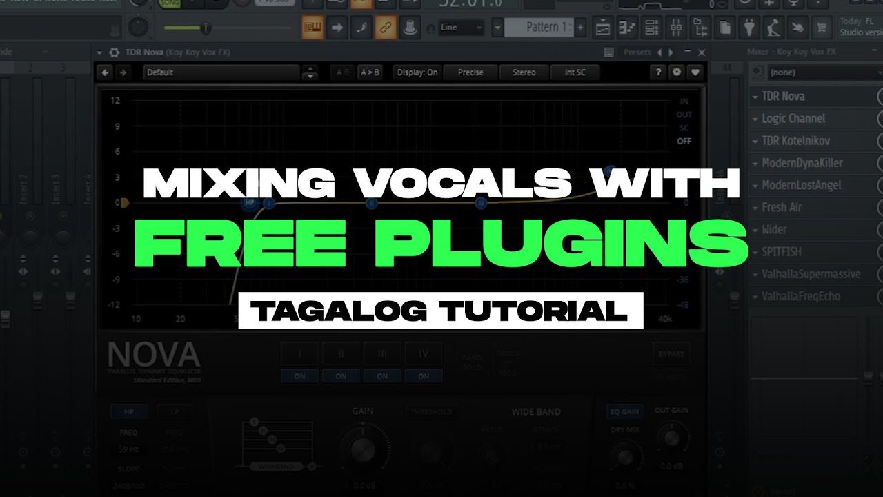 Mixing Vocals With FREE Plugins (Tagalog Tutorial)