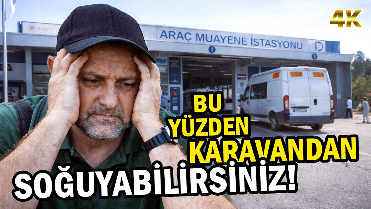 TÜVTÜRK Весь процесс проверки | Как провести техосмотр | ОСМОТР КАРАВАНА