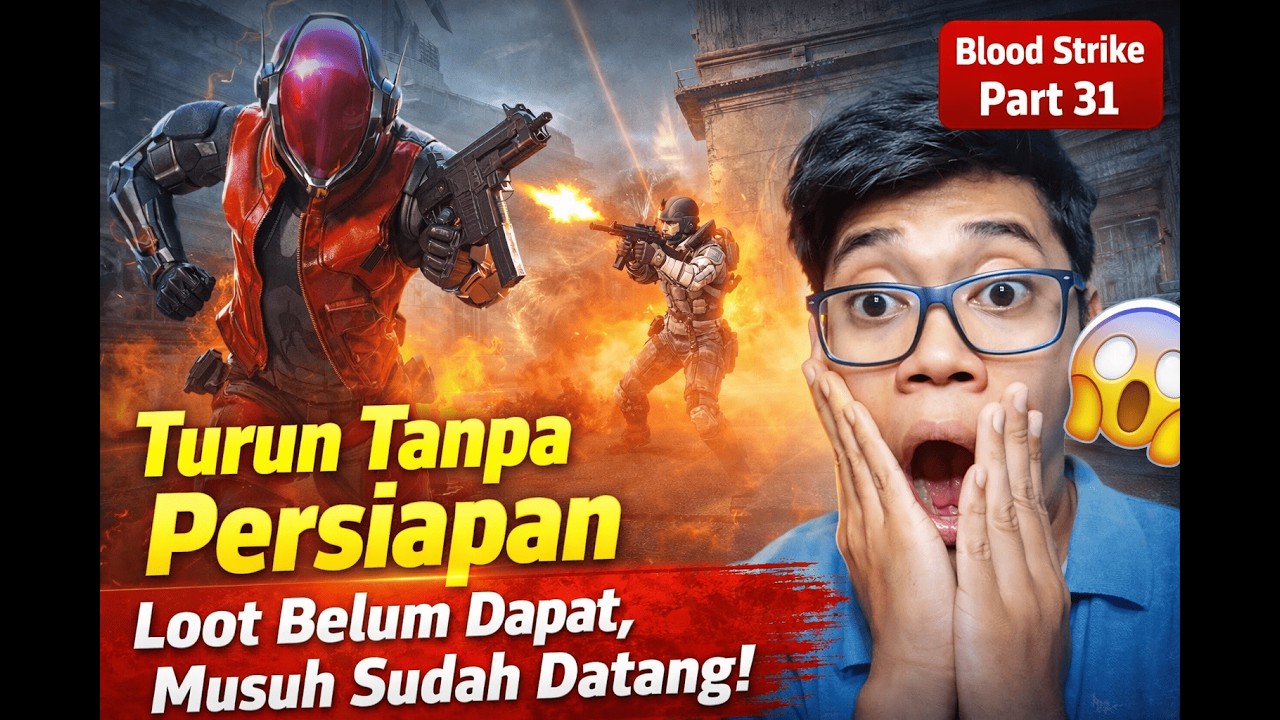 Turun Tanpa Persiapan Loot Belum Dapat, Musuh Sudah Datang Ketemu Musuh Pro 😱 | Blood Strike Part 31