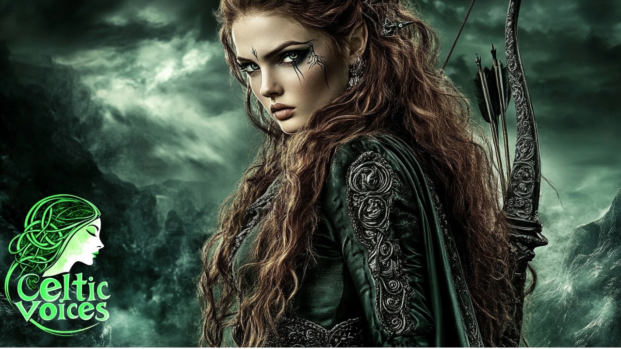 Crimson Sky of the Warrior Queen | An Ancient Celtic Song of Oath and Horizon