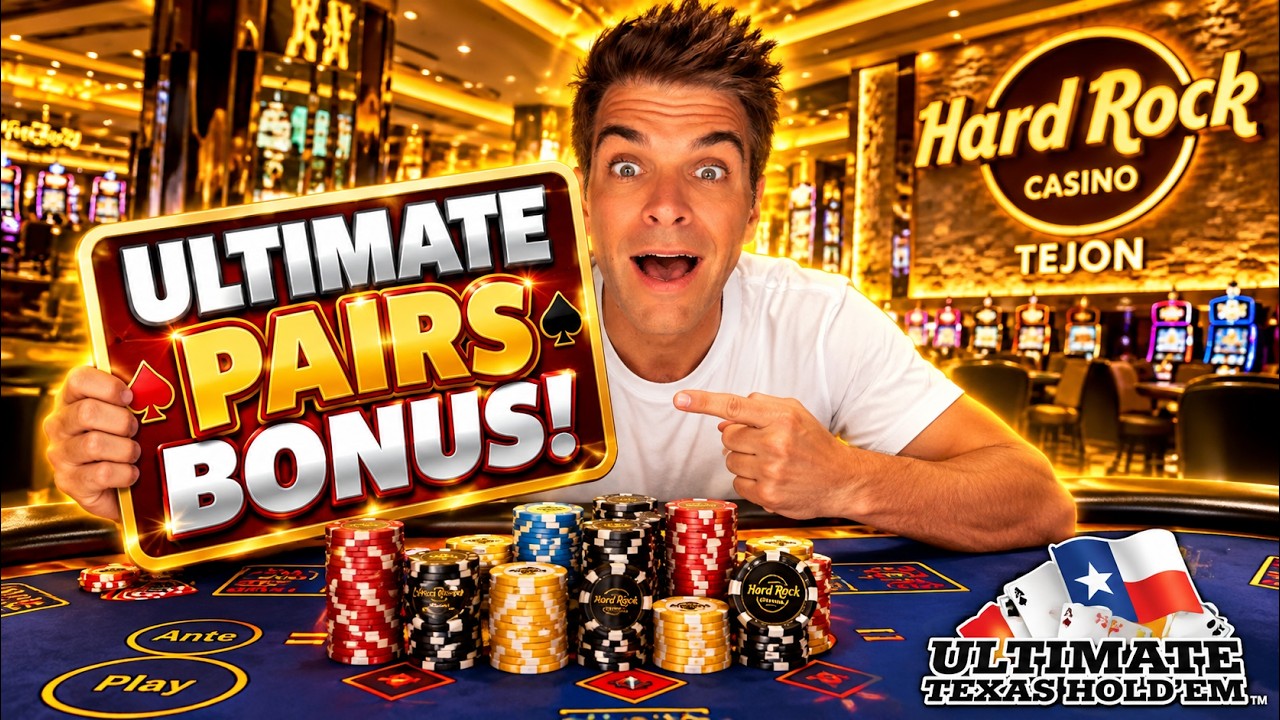 НАКОНЕЦ-ТО поймал этот БОНУС в Ultimate Texas Hold'em!