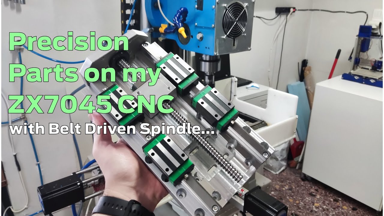 Making precision parts on the ZX7045 CNC Mill