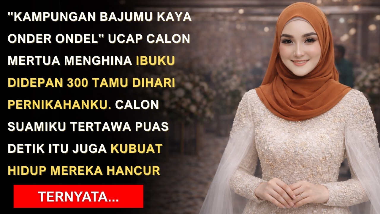 DASAR KAMPUNGAN BAJUNYA KAYA ONDEL ONDEL HINAAN CALON IBU MERTUAKU PADA IBUKU - AKUBALAS DENGAN INI.