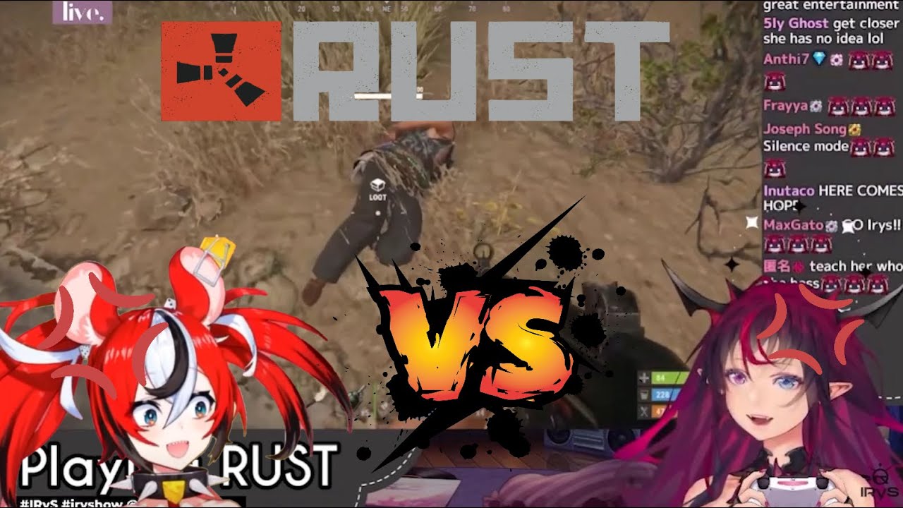 IRyS And Bae Kill Each Other In Rust (Both Perspective) [HololiveEN | IRyS & Baelz]