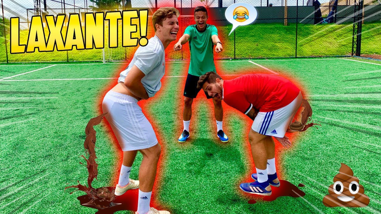 COLOQUEI LAXANTE PARA ELES JOGAREM FUTEBOL E DEU NISSO...